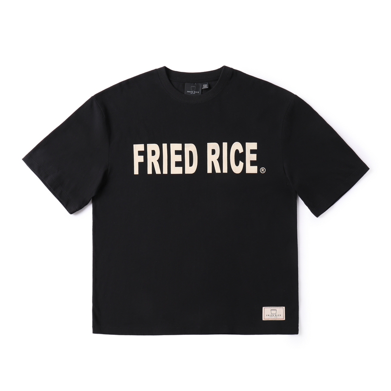 FRIED RICE AS FUCK Tee - Black