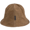 Corduroy Lampshade Hat - Brown