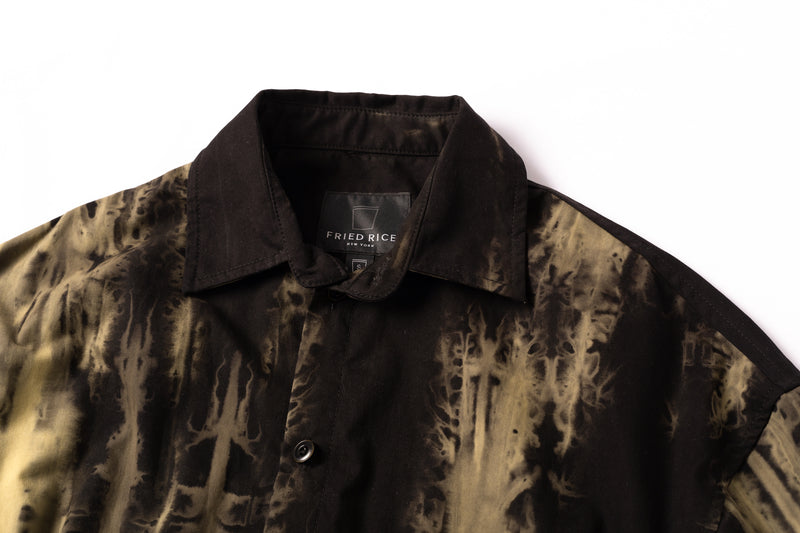 Wring Dye Button Up - Black