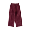 Velour Tracksuit Pants – Deep Rouge