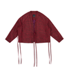 Ruby Cloud Kimono Blazer – Tie Front, Smooth Finish