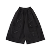 Yemi Cargo Pants – Extra Wide Leg, Multi-Pocket, Midnight