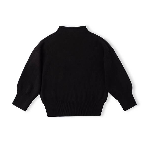 RUFFLOG ラフロッグ MOCK NECK SWEAT BLACK Women's Solana Mock Neck Pullover | Black UPF 50+