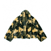 Plush Pop Cropped Faux Fur - Forest Camo