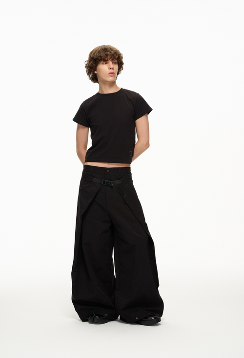 Snap Wrap Pants - Midnight