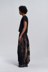 Wide Leg Yemi Pants - Wring Dye Black