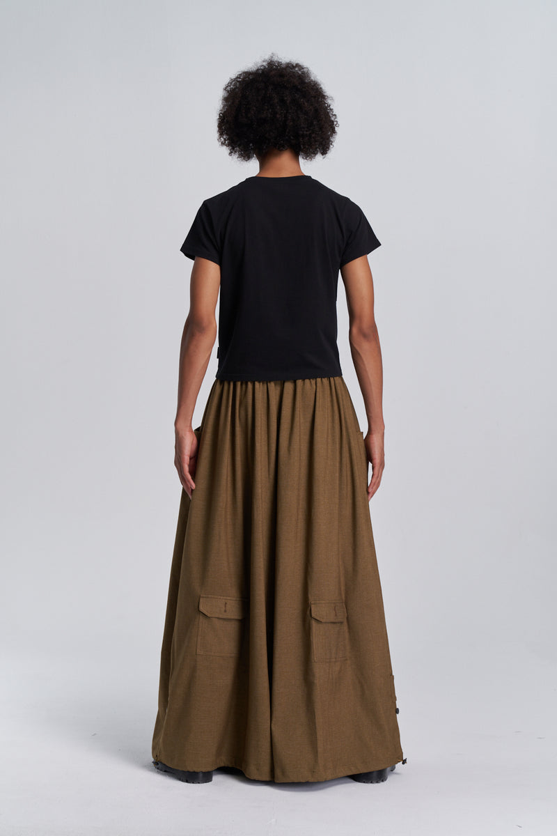 Wide Leg Yemi Pants - Coffee