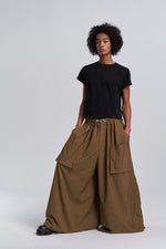 Wide Leg Yemi Pants - Coffee