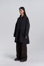 Convertible Trench Coat - Onyx