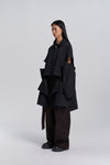 Convertible Trench Coat - Onyx