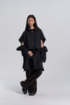 Convertible Trench Coat - Onyx