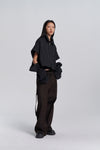 Convertible Trench Coat - Onyx