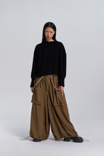 Wide Leg Yemi Pants - Coffee