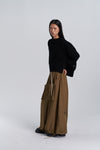 Wide Leg Yemi Pants - Coffee