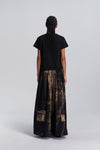 Wide Leg Yemi Pants - Wring Dye Black