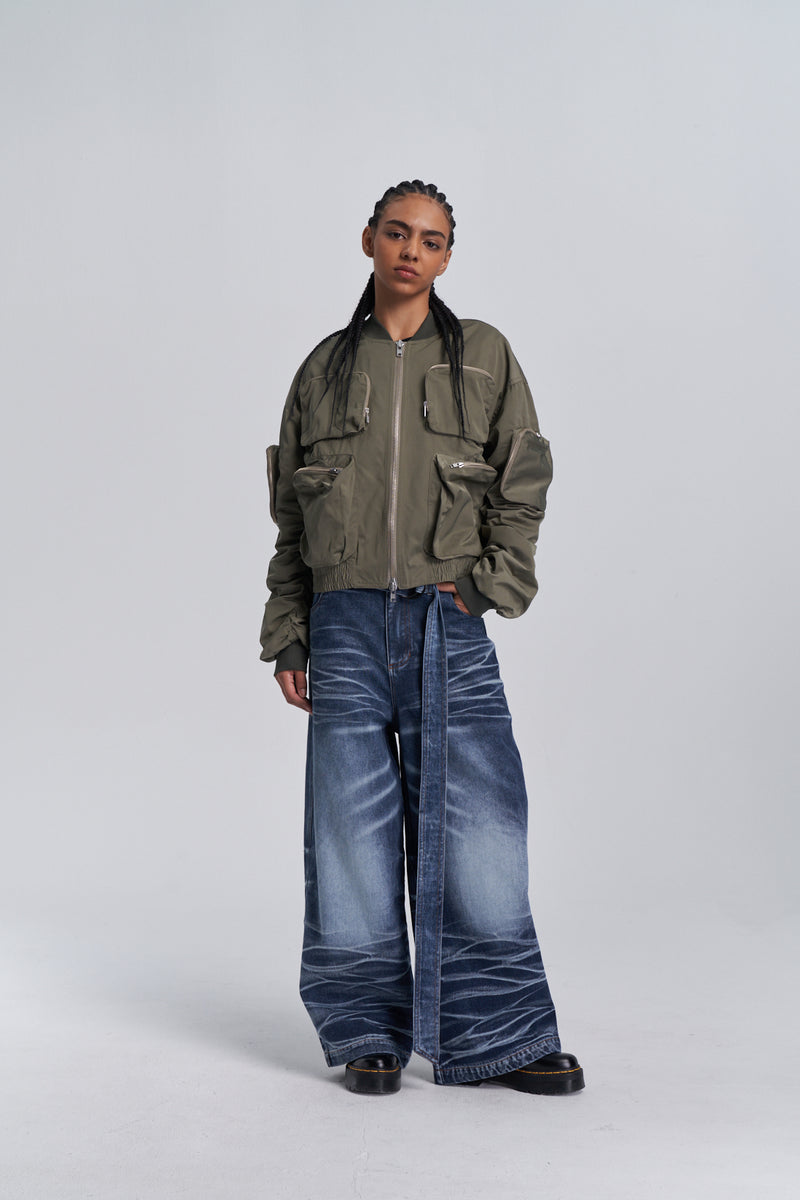 2047 Cargo Bomber - Olive