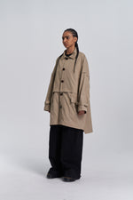 Convertible Trench Coat - Sand