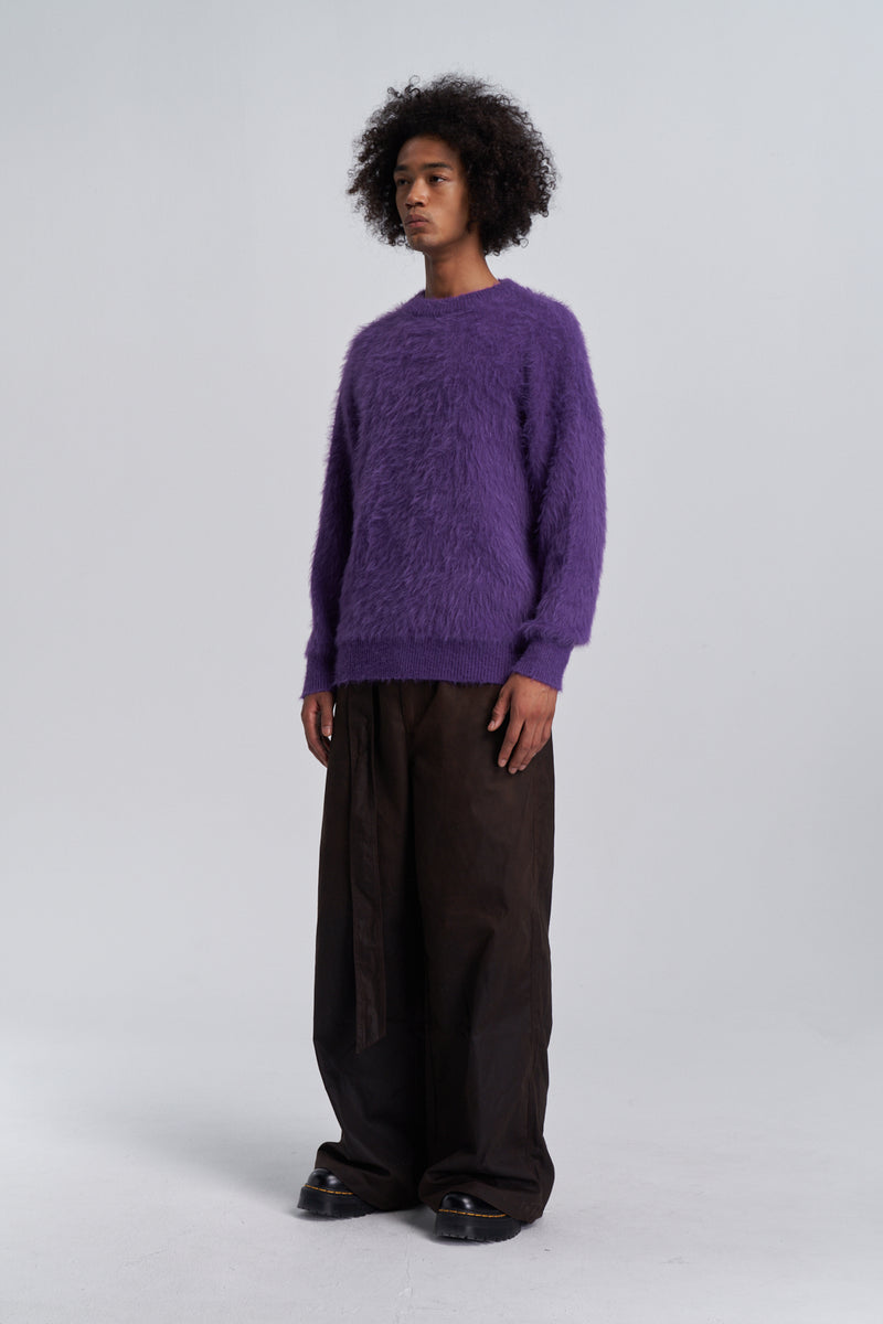 Ultraviolet Fuzz Sweater