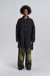 Convertible Trench Coat - Onyx