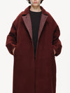 Mulberry Long Coat - Oxblood
