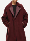 Mulberry Long Coat - Oxblood