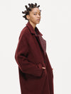 Mulberry Long Coat - Oxblood
