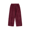 Velour Tracksuit Pants – Deep Rouge