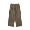 Kota Light Denim Sash Belt Pants – Subtle Washed Brown Camo