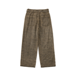 Kota Light Denim Sash Belt Pants – Subtle Washed Brown Camo