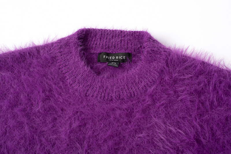 Ultraviolet Fuzz Sweater