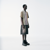 Wave Panel Short Sleeve Shirt – Earth Tone Mix