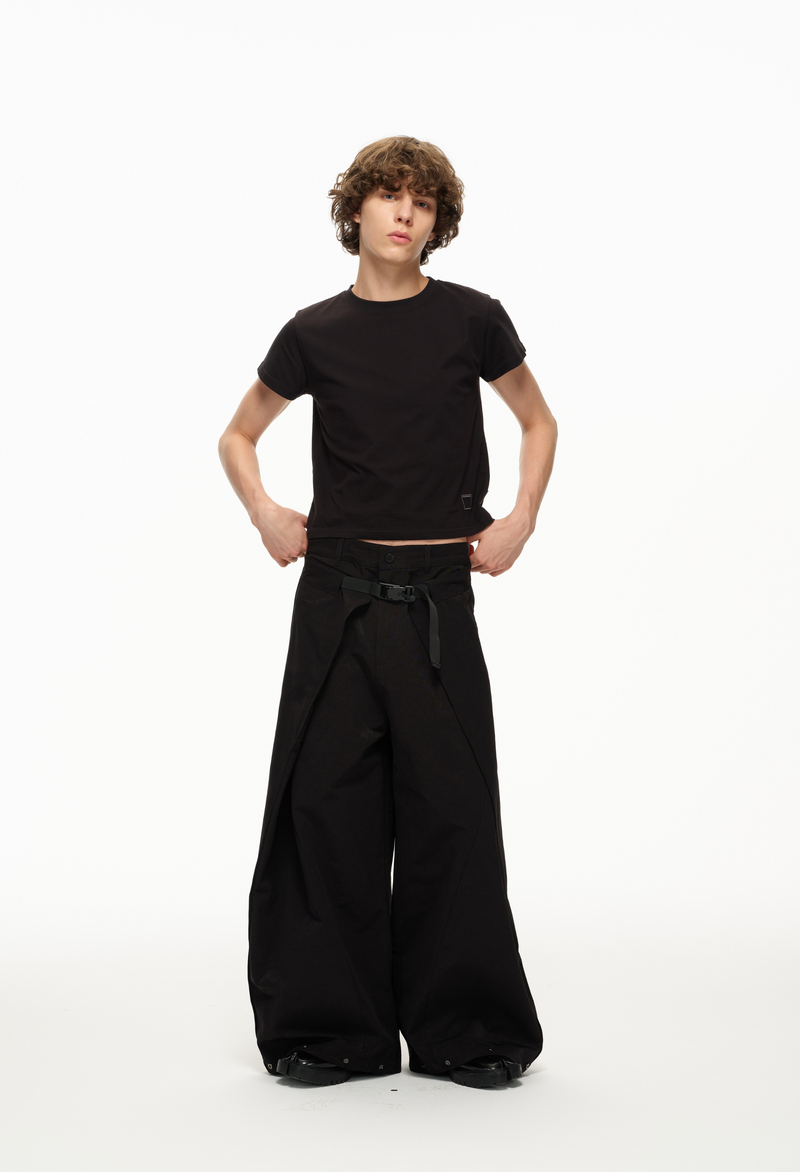Snap Wrap Pants - Midnight