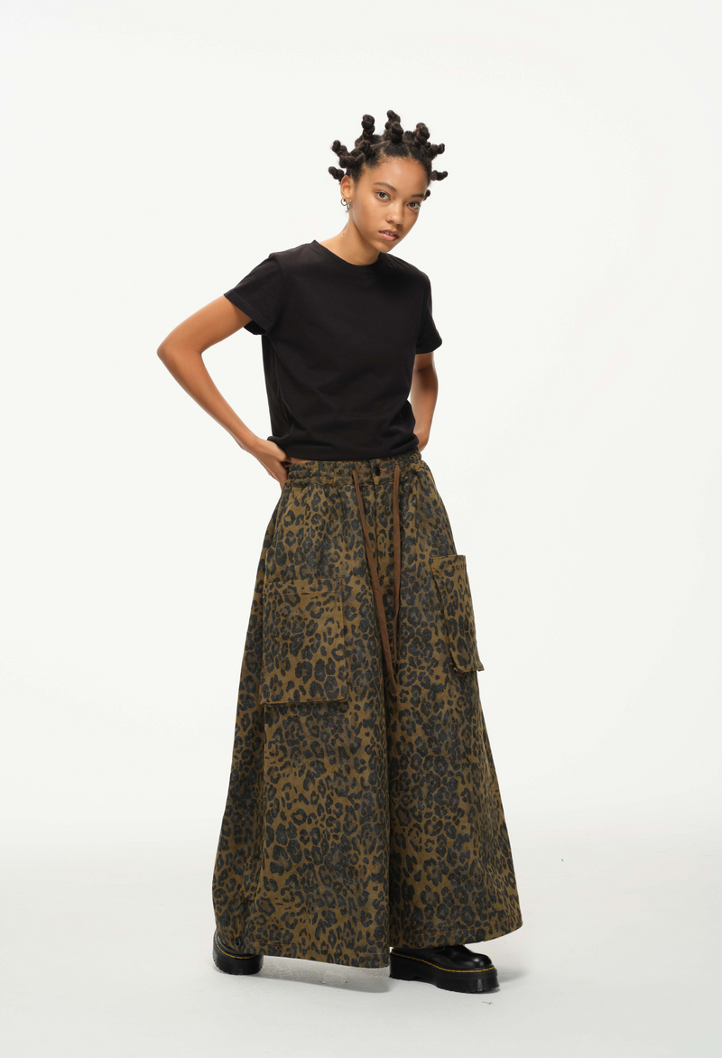 Wide Leg Yemi Pants – Leopard