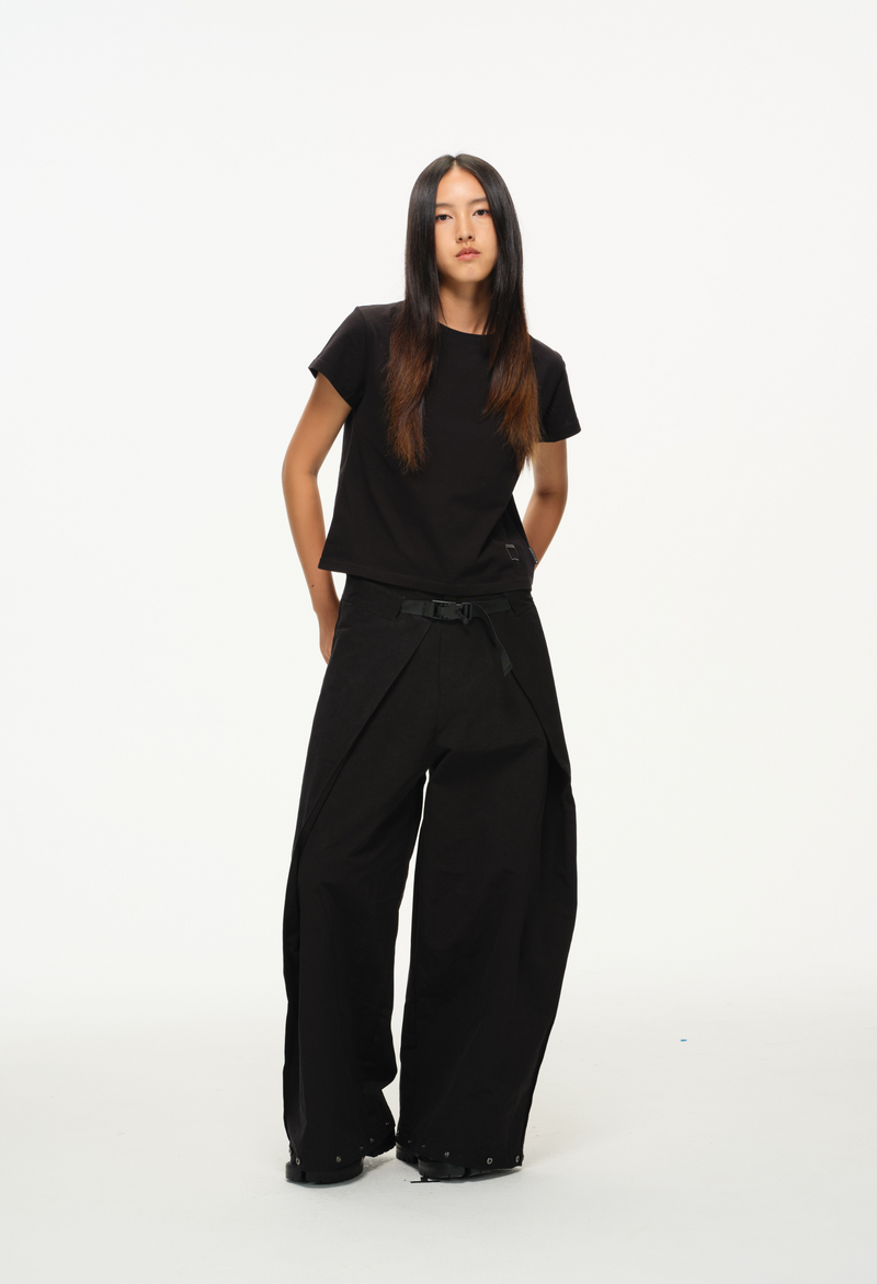 Snap Wrap Pants - Midnight