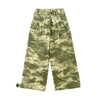 Pleated Wide Leg Pants - Camo