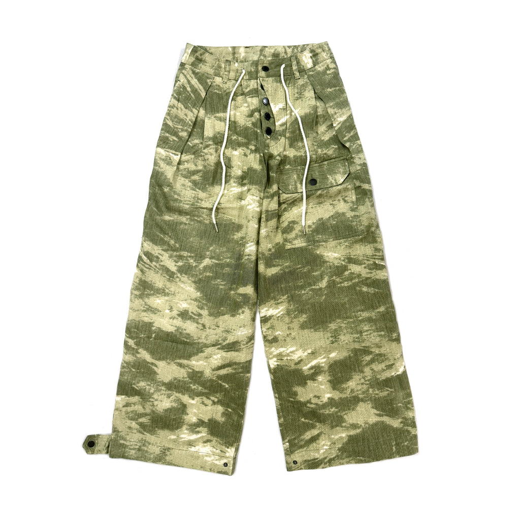◆BADBLOOD◆ Low Edge Bermuda Pants Camo w-srt24-074 MUSINSA | BADBLOOD Low Edge Bermuda Pants - Camo
