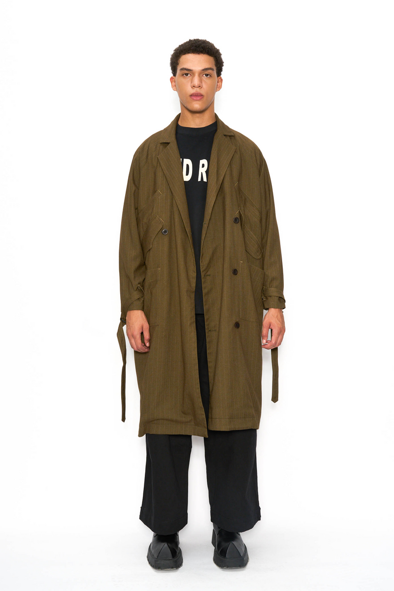 Gilled Trench Coat – FRIED RICE SHOP Gilled Trench Coat – FRIED RICE SHOP