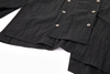 Asymmetrical Split Button Up - Midnight