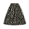 Raised Floral Cargo Skirt