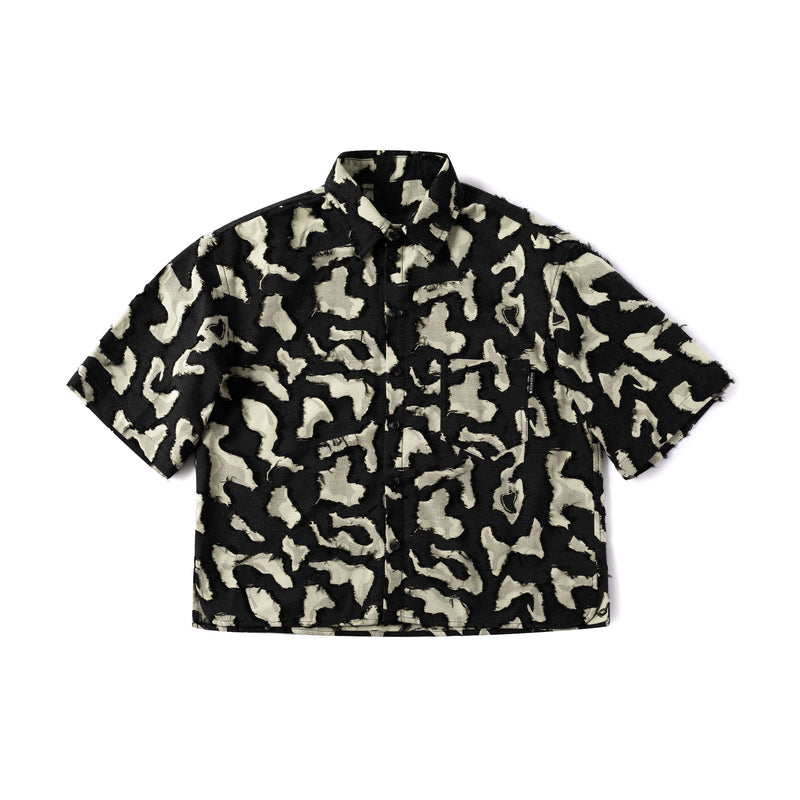 Raised Floral Summer Shirt