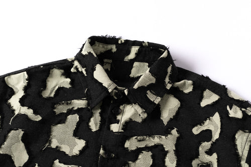 Raised Floral Summer Shirt