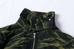 Uptown Convertible Denim Jacket - Green