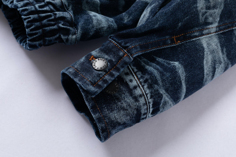 Uptown Convertible Denim Jacket - Blue