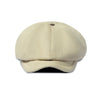 Textured Eggshell Newsboy Hat - Styleable Brim
