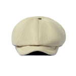 Textured Eggshell Newsboy Hat - Styleable Brim