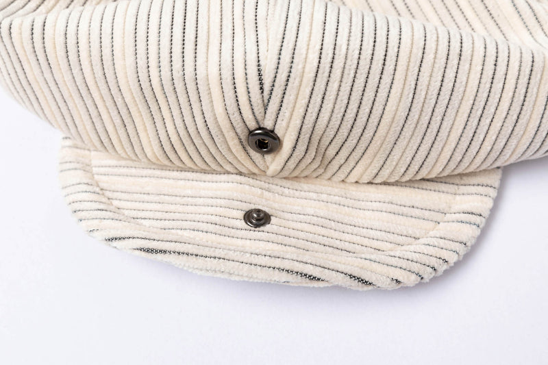 Newsboy Hat - Pinstriped Corduroy