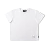 Embroidered Baby Tee - White