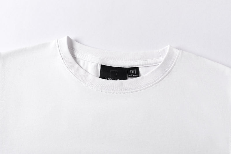 Embroidered Baby Tee - White