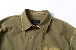 Sun Faded Button Up - Olive