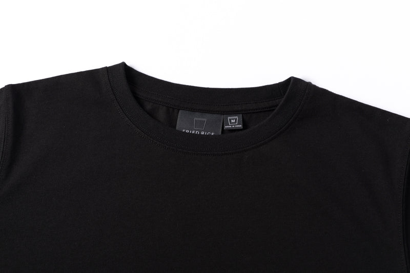 Embroidered Baby Tee - Black